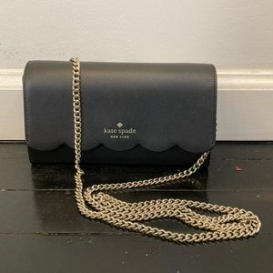 Kate Spade Gemma Wallet On Chain Black